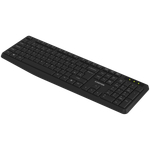 CANYON keyboard KB-W01 RU Wireless Black