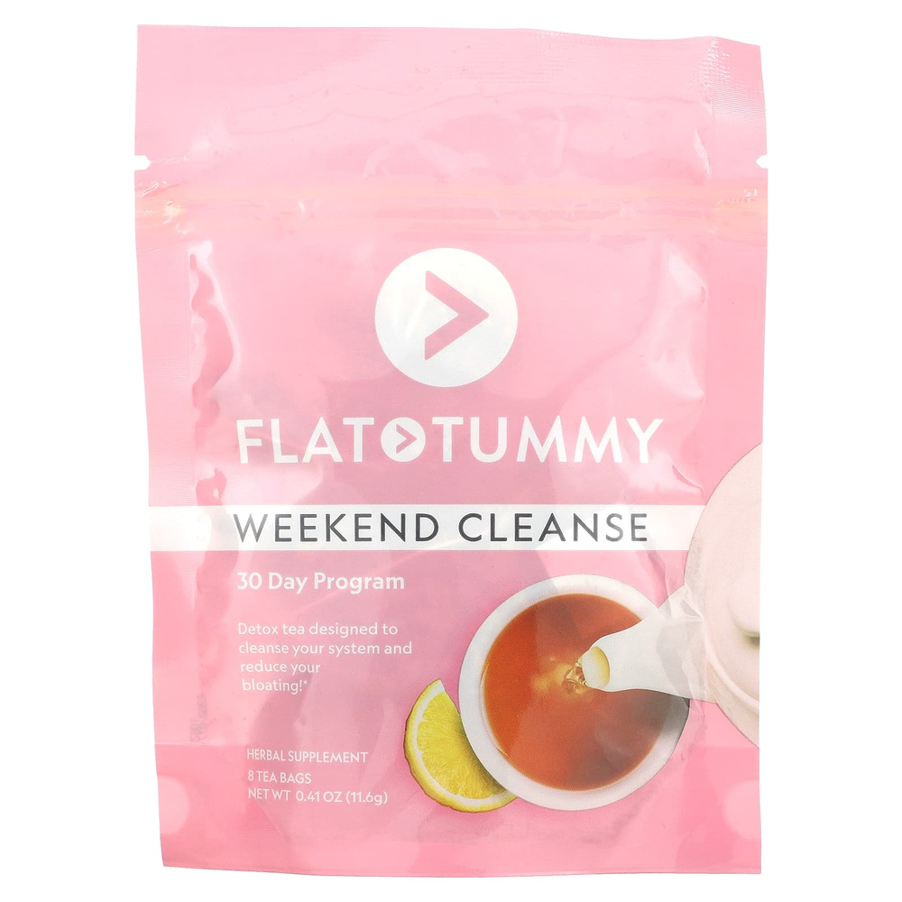 Flat Tummy, Weekend Cleanse, 8 чайных пакетиков, 11,6 г (0,41 унции)