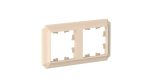 ATLASDESIGN ANTIQUE 2-постовая РАМКА, универсальная, ПЕСОЧНЫЙ