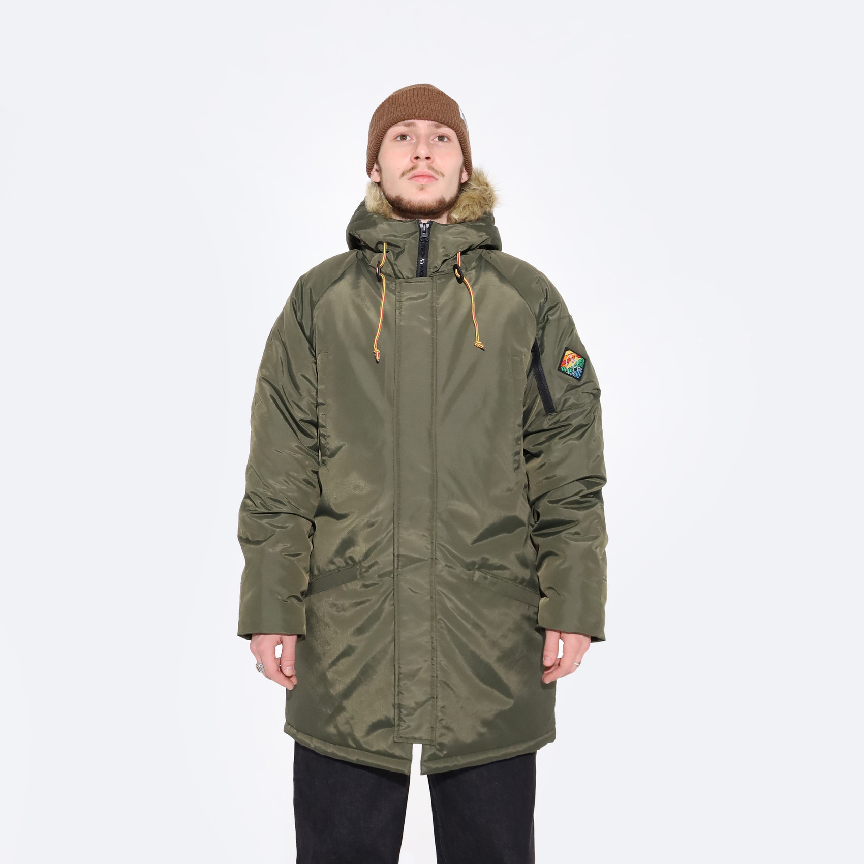Куртка зимняя Footwork Alaska (army green) артикул:lSGN408xgobo-pZJGAVu71 - купить в магазине Дайс