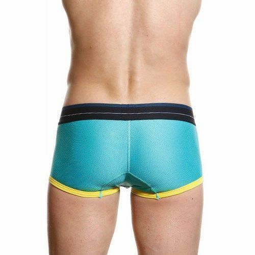 Мужские трусы хипсы зеленые в сетку TOOT Nylon Sport Hip Boxer TT00086