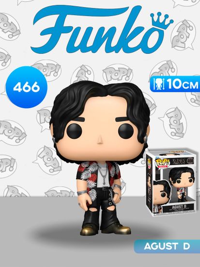 Фигурка Funko POP! Rocks BTS D-Day Agust D (Haegeum) (466) 86341 / Фигурка Фанко ПОП! в виде южнокорейского певца, Agust D