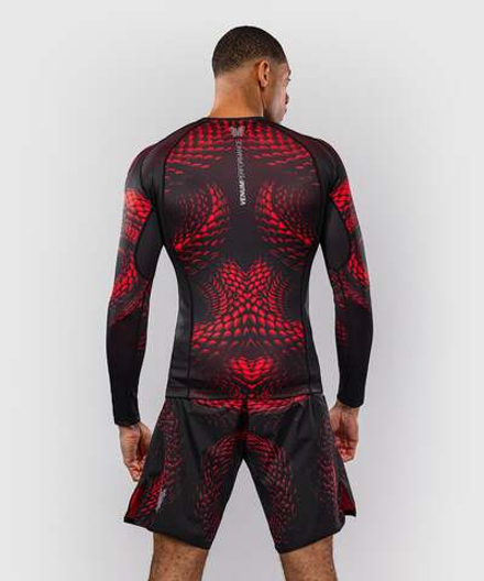 Рашгард Venum Matupa Black/Red/Silver L/S