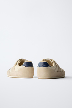 ZARA СПОРТИВНЫЕ КРОССОВКИ BAREFOOT, ЭКРЮ