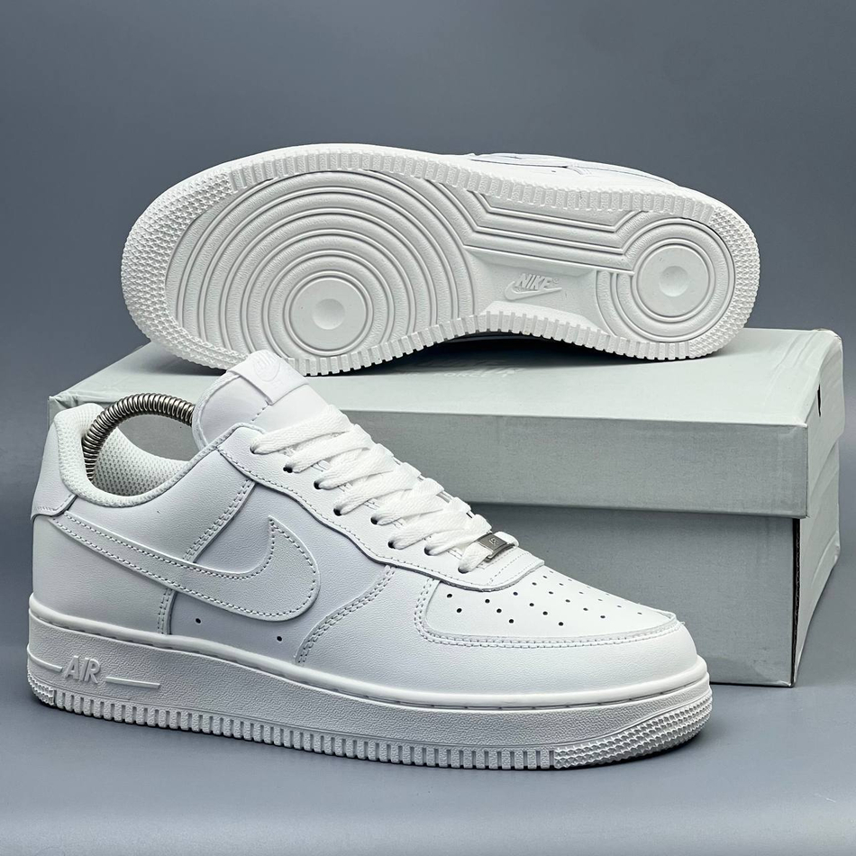 Кроссовки NikeForce 1 White #61 (бел.)