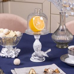 Лимонница Терра Сонг Белая с чашей из стекла