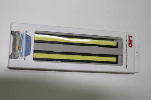 Дневные ходовые огни 12V COB метал. корпус 170 мм водонепрониц. (NoName)