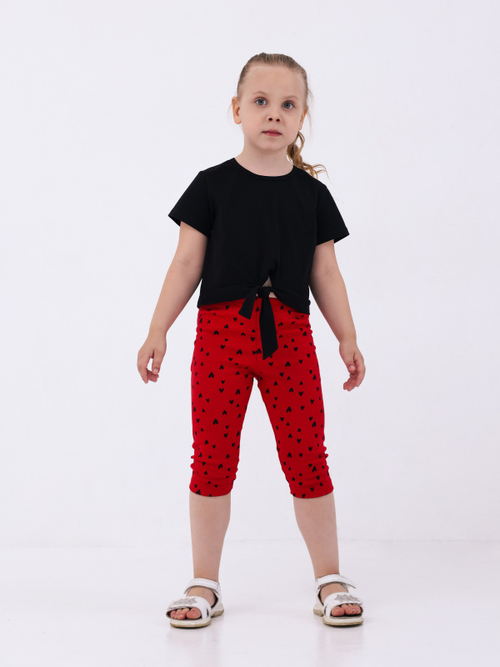 Блузка для девочки, модель №1, рост 110 см, черная