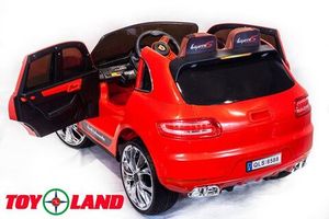 Детский электромобиль Toyland Porsche Macan красный