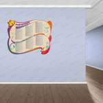 Стенд фигурный Информация с карманами А4 1109