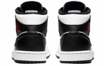 Кроссовки Jordan Air Jordan 1 Mid White Black Red (Женская размерная сетка)