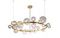 Подвесная люстра Crystal Lux Agata SP24 V2 Gold/Transparente
