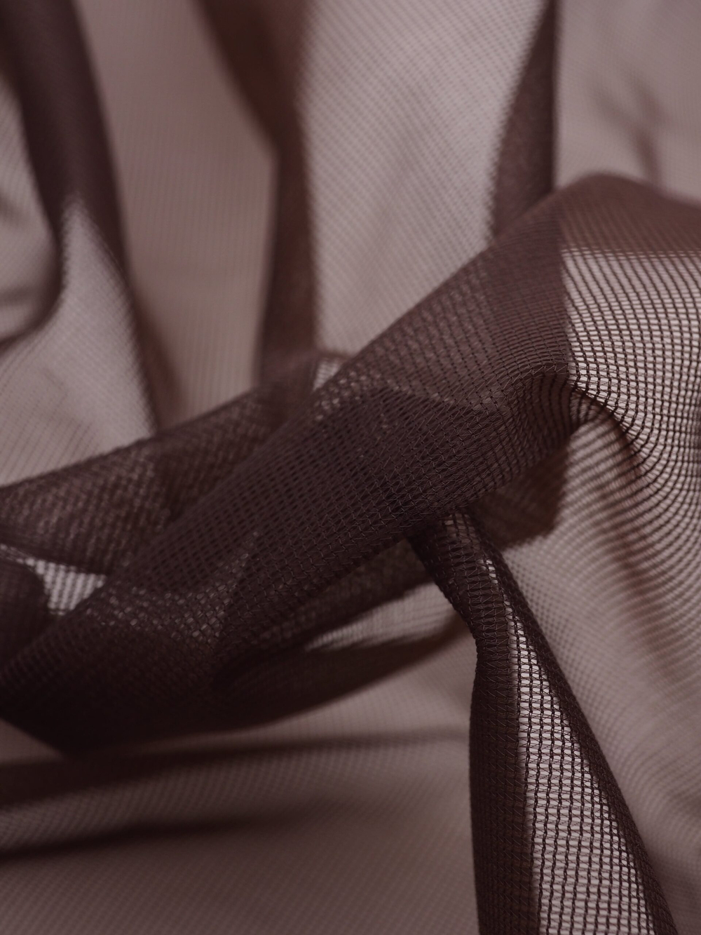 Сетка корсетная шоколад неэластичная метражом (Турция)