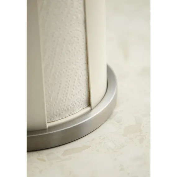 Держатель для бумажных полотенец riks, молочный