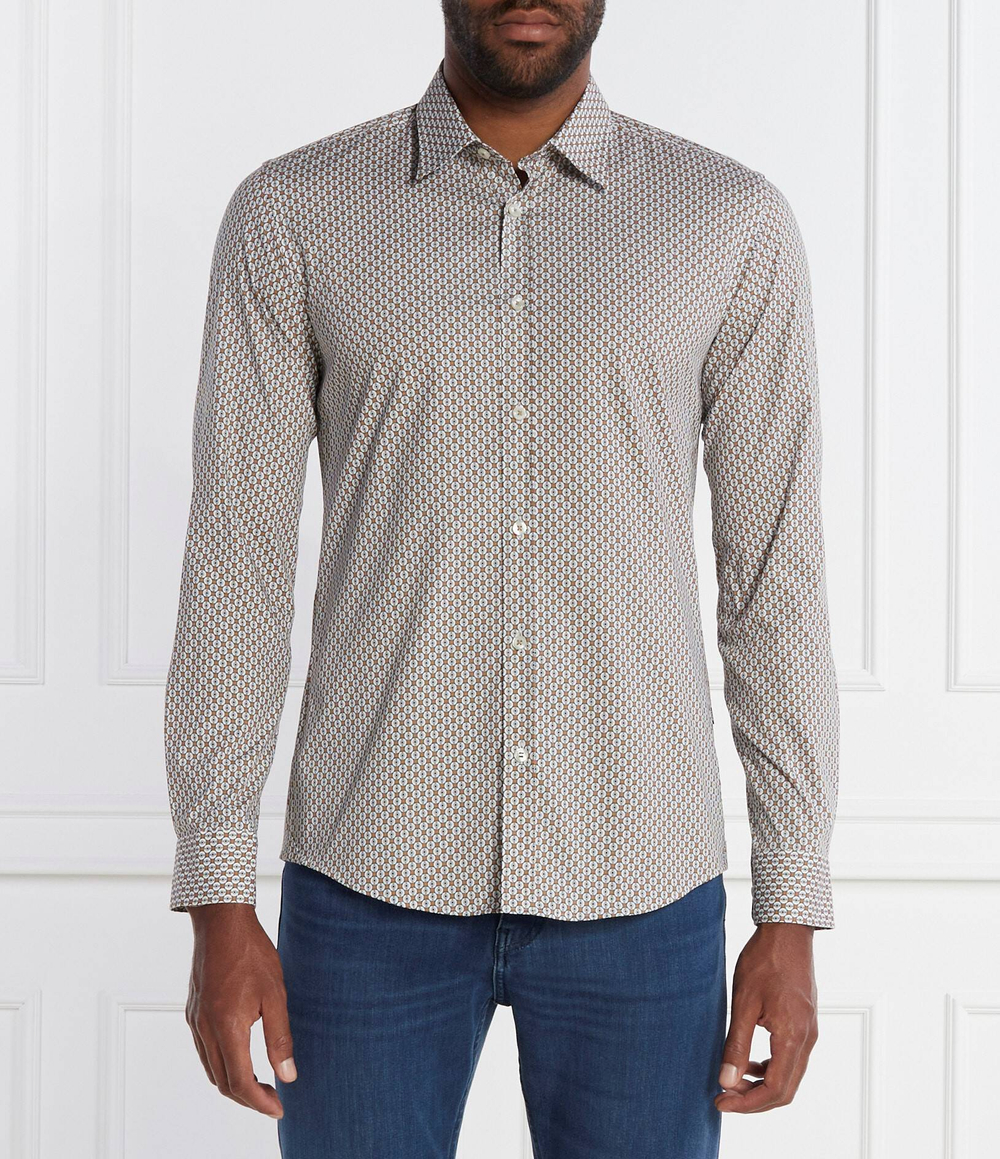 Рубашка S-ROAN BOSS BLACK - коричневый(50508594)