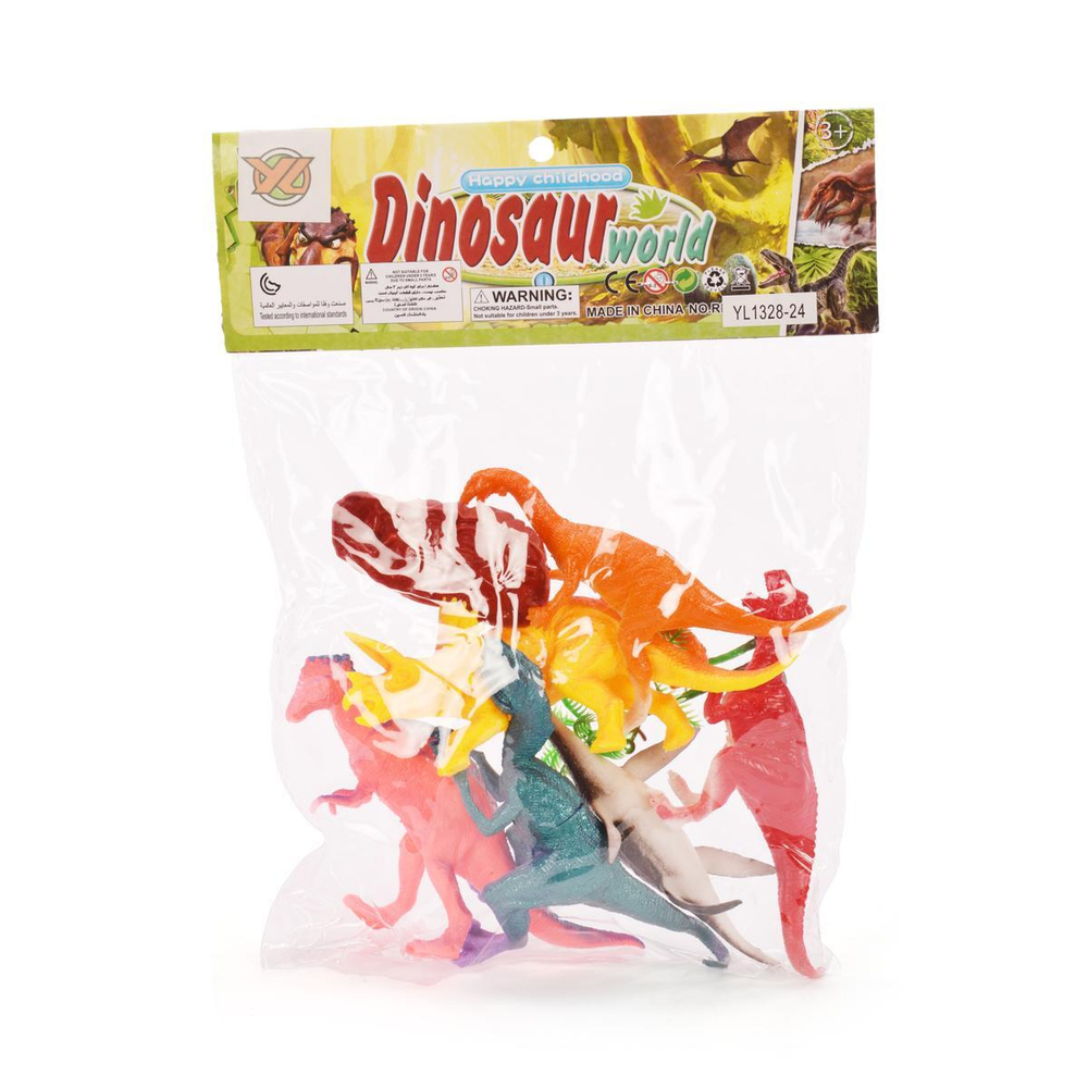 Набор динозавров 6шт, пакет YL1328-24
