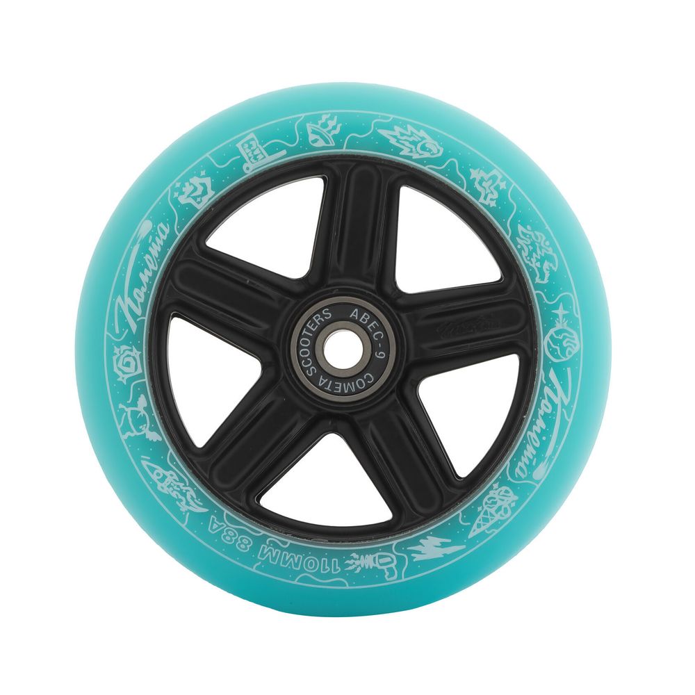 Колеса для самоката Комета Фэйт Мятный / Черный