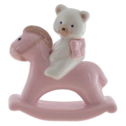 GAEM Фигурка декоративная "Мишка на лошадке", L8 W3,5 H8,5 см, 2в.