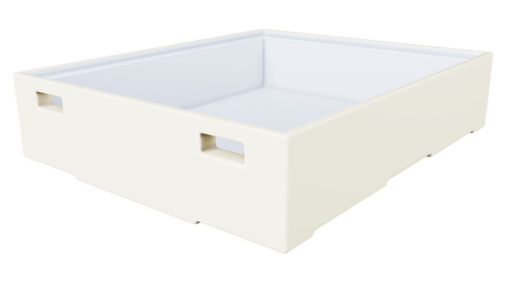 Крышка цельнолитая высокая для ульев из ППУ