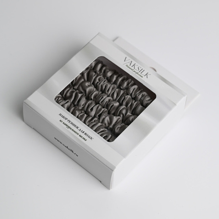 Набор резинок для волос "Small" серый