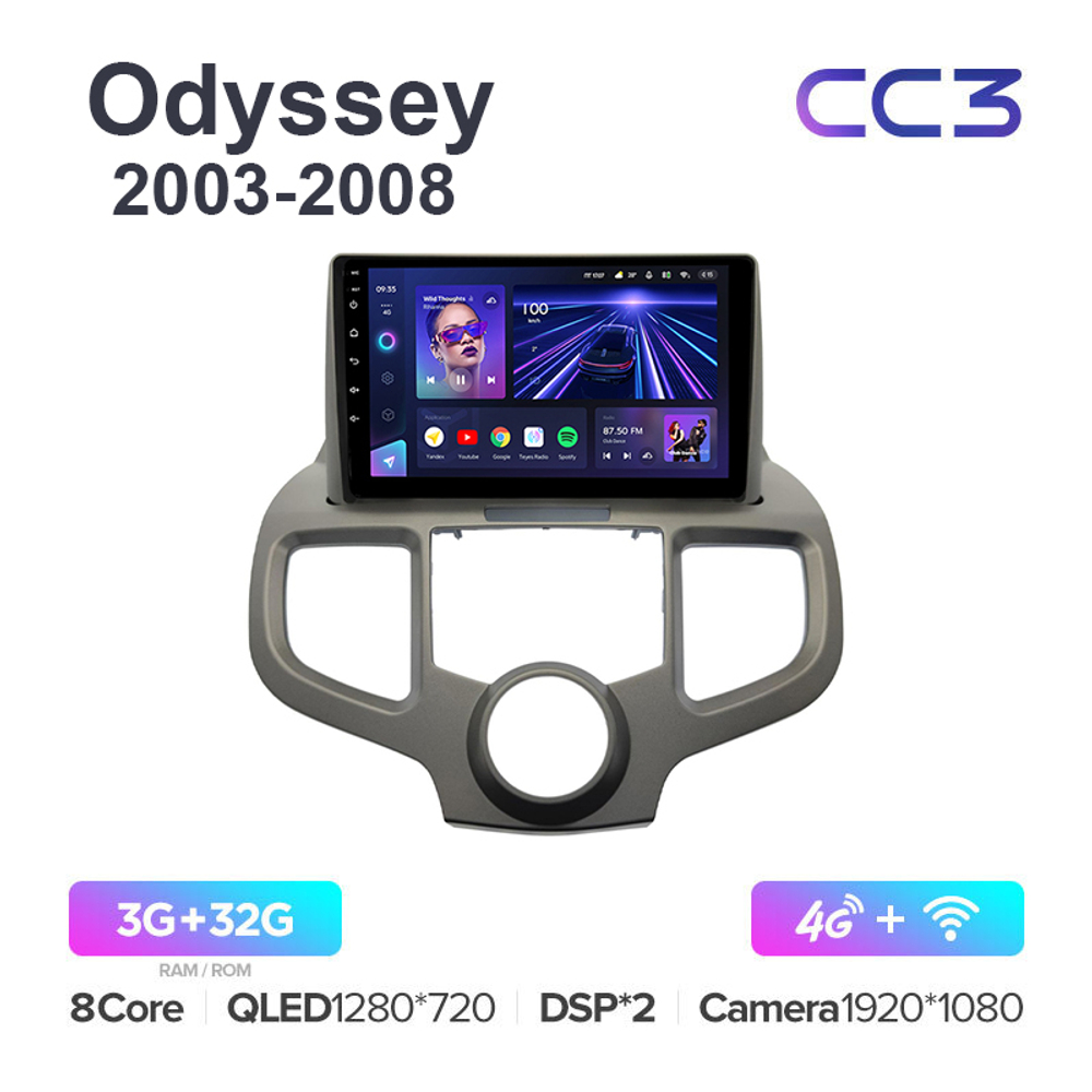 Teyes CC3 10,2"для Honda Odyssey 2003-2008