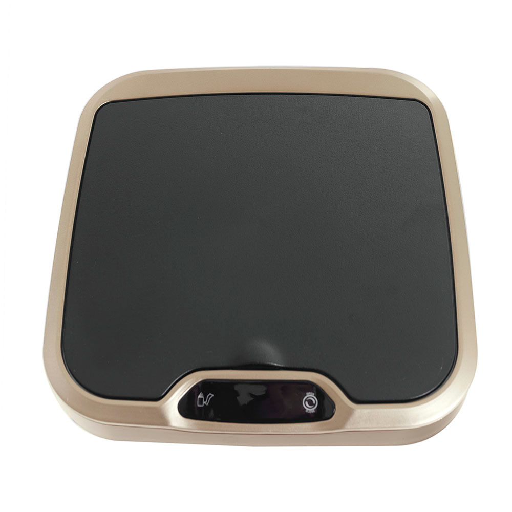 Ведро для мусора сенсорное, квадратное, внутр ведро, Foodatlas JAH-6311, 13 л (золотой)