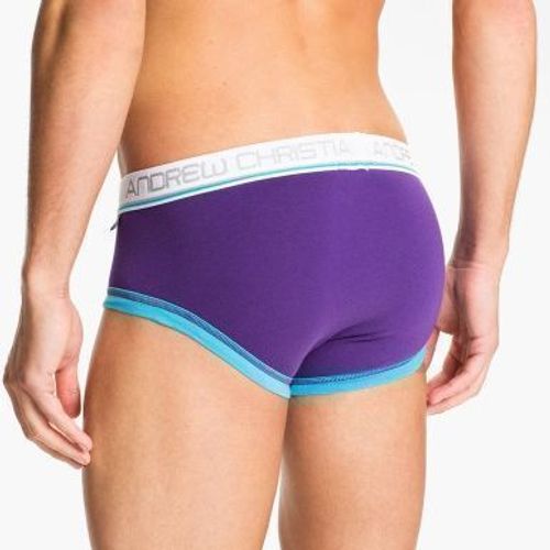 Мужские трусы брифы фиолетовые Andwer Christian Tighty Whitie Punked Brief Purple AC3-M120