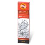 Карандаш чернографит. KOH-I-NOOR 1500 2В заточенный шестигранный