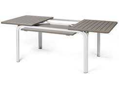 Стол раздвижной Alloro 140-210х100 см, белый, тортора