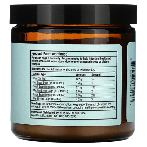 Dr. Mercola, Bark & Whiskers™, поддержка желудочно-кишечного тракта, для кошек и собак, 84 г (2,9 унции)