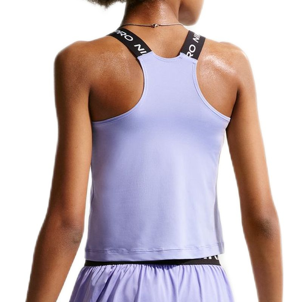 Футболка для девочки Nike Kids Pro Sleeveless - light thistle/black/white