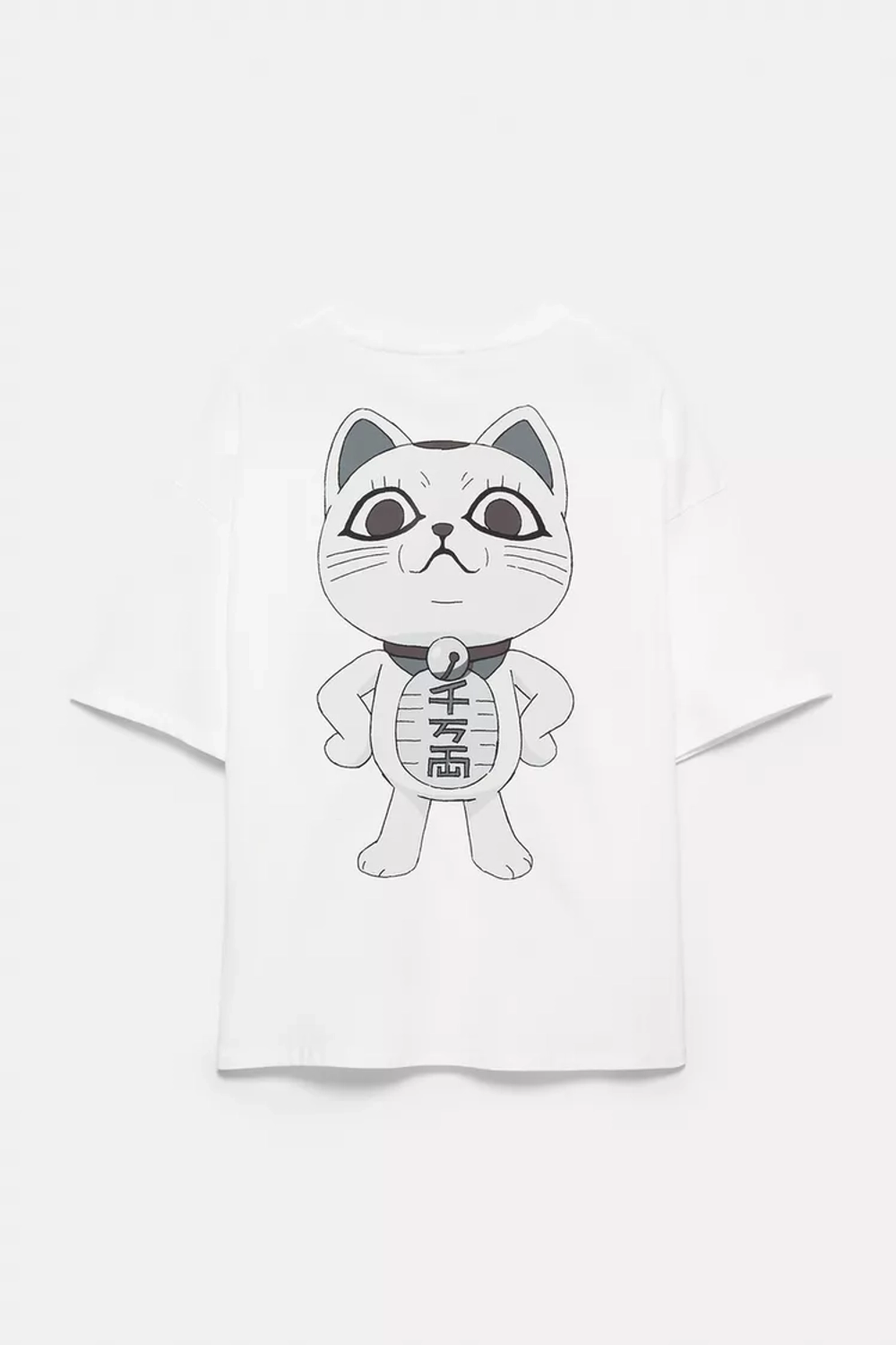 PULL&BEAR Футболка с короткими рукавами "Dan Da Dan", белый