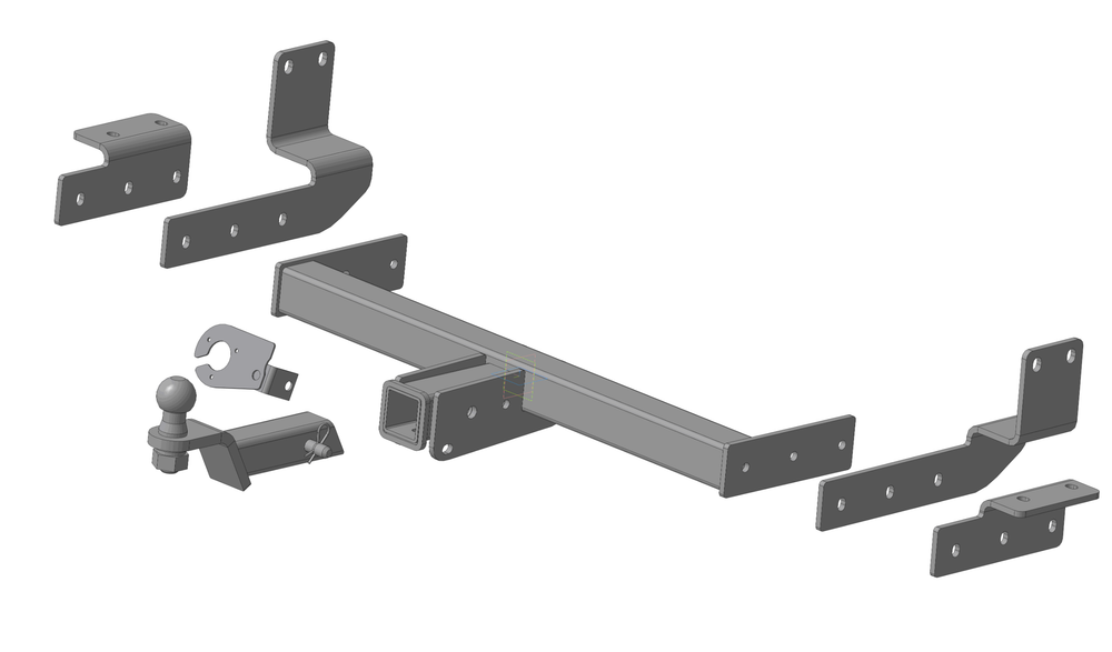 Фаркоп для Avior V90 Transformer 2025- съемное крепление шара под американский квадрат Трейлер.7940