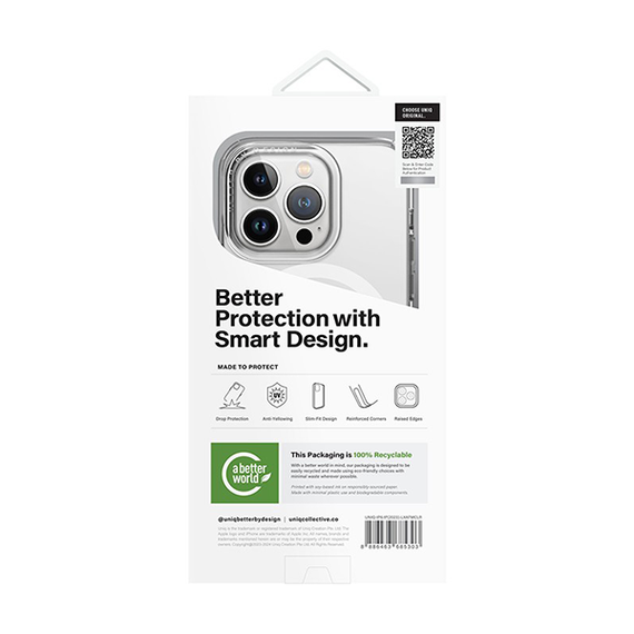 Чехол Uniq Lifepro Xtreme AF MagSafe для iPhone 15 Pro 6.1&quot; Frost Clear (IP6.1P(2023)-LXAFMCLR)