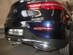 Оцинкованный фаркоп на Mercedes GLC-Class x253 2015-2022 (без электрики), Galia M145C
