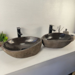 Раковина из речного камня ПАРА! RS-65481 53*39*15 0865