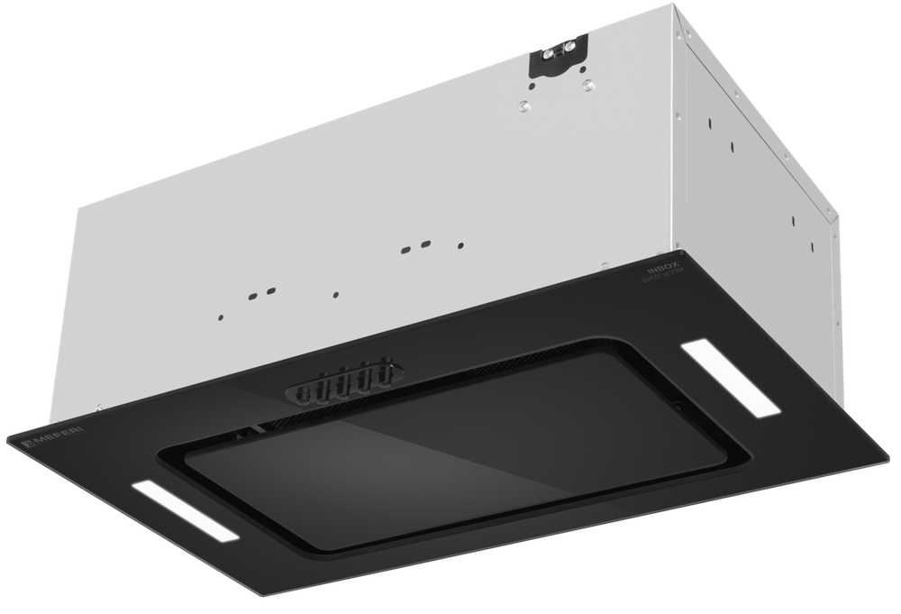 Полновстраиваемая вытяжка Meferi INBOX52BK GLASS ULTRA фото 