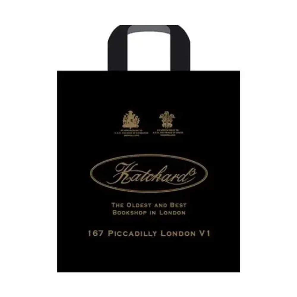 Пакет ПЭ с петлевой ручкой 30+3смХатчард (Черный) Артпласт (х50 (комплект 50 шт)