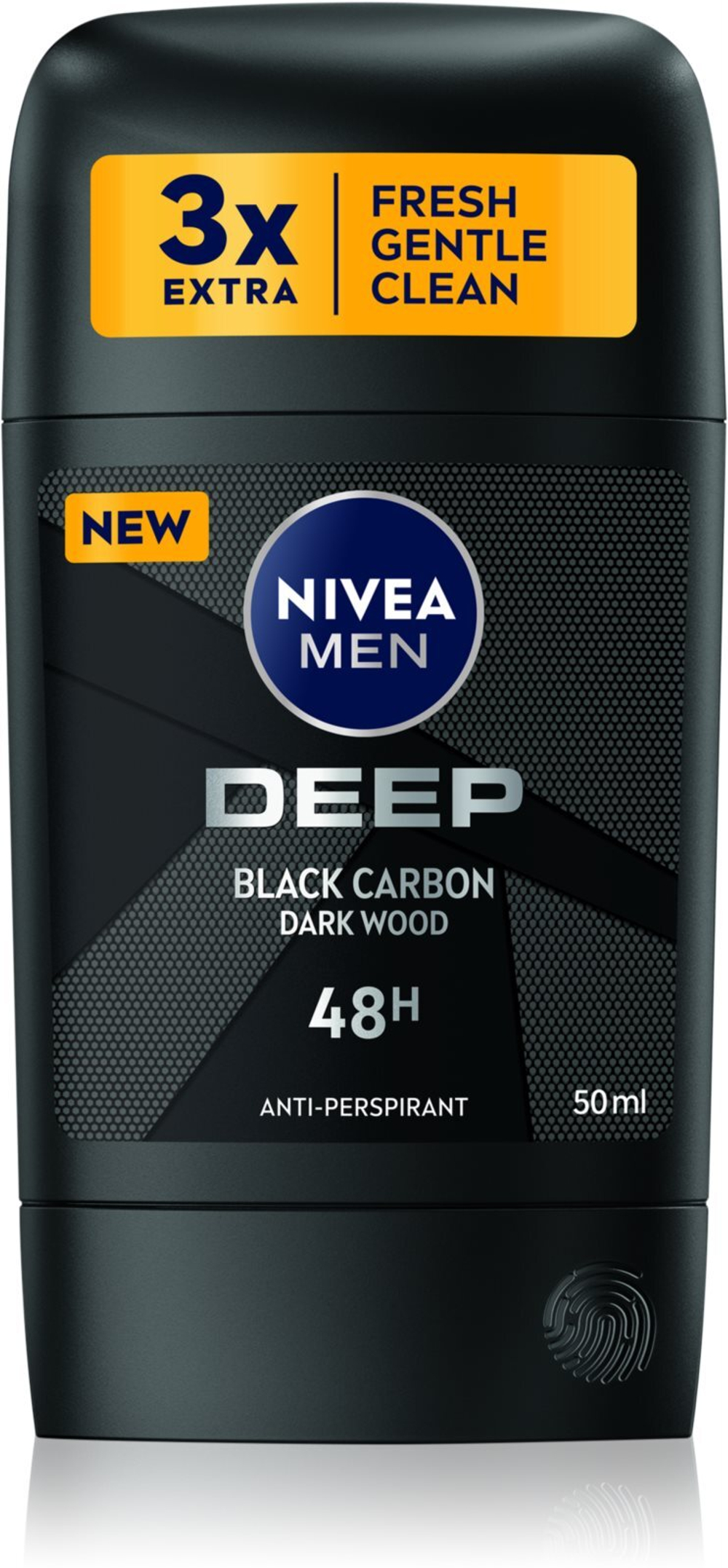 Nivea Men Deep - стик-антиперспирант для мужчин /  Black Carbon Dark Wood 50  ml  / GTIN 2800018493119