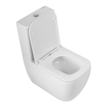 Унитаз-компакт безободковый BelBagno Luce BB2197CP-TOR/SC с крышкой-сиденьем микролифт, белый