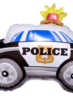 Шар (29""/74 см) Фигура, Полицейская машина, 1 шт. 5п. Г122