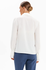 23414 Блузка женская (молочный)