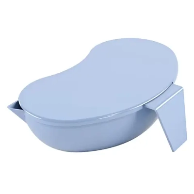 Лоток почкообразный автоклавируемый Елат 1750 мл 318х217х80 мм полимерный с крышкой