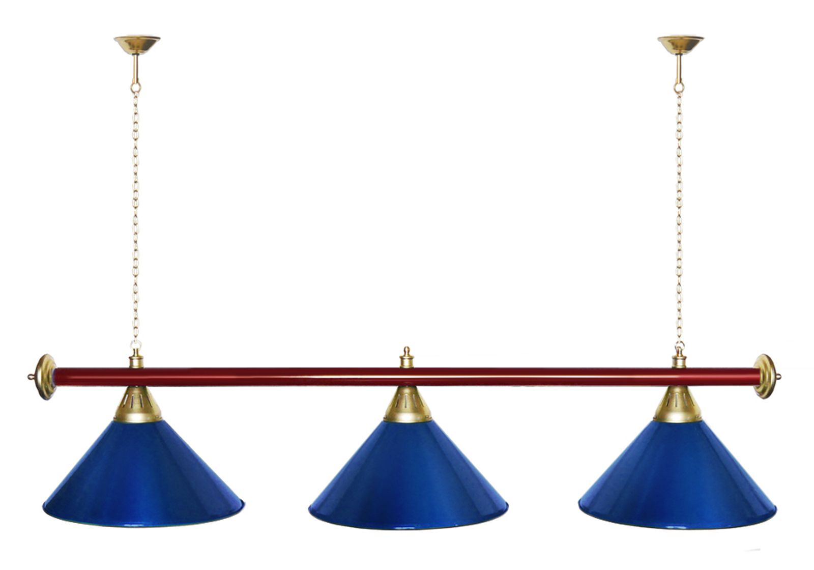 Лампа STARTBILLIARDS 3 пл. (плафоны золотые,штанга золотая,фурнитура золото) фото №87