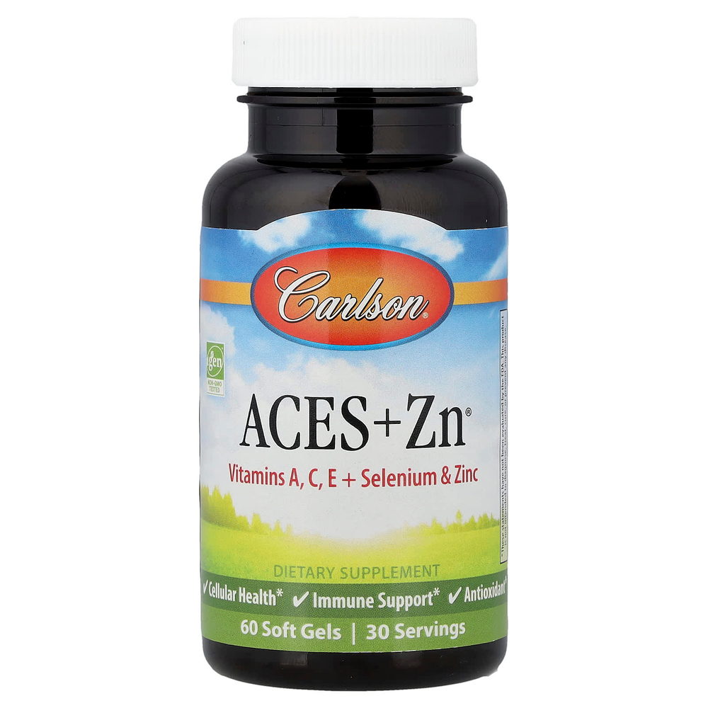 Carlson, Aces + Zn®, 60 капсул