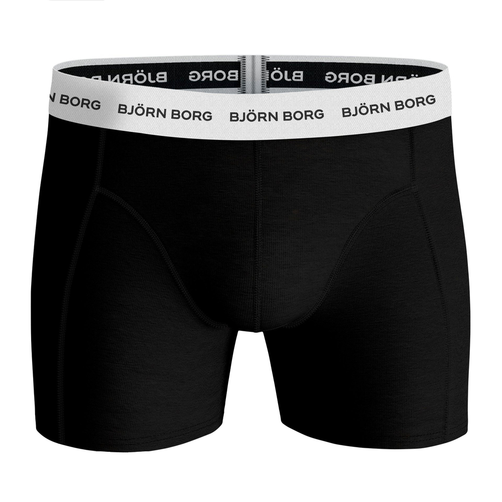 Мужские спортивные боксеры Björn Borg Short Sammy Solids 5P - black beauty