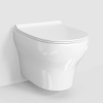 Унитаз подвесной WasserKRAFT Berkel 56TLT.010.ME.CH04.H001 безободковый, с инсталляцией Vils 56, с крышкой микролифт, белый/кнопка хром
