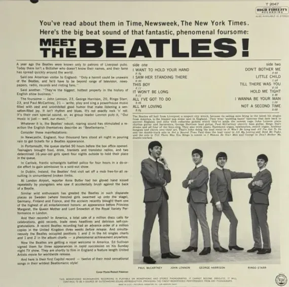The Beatles – Meet The Beatles! LP