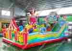 Коммерческий надувной батут "Парк развлечений 2" 12*7*7 м