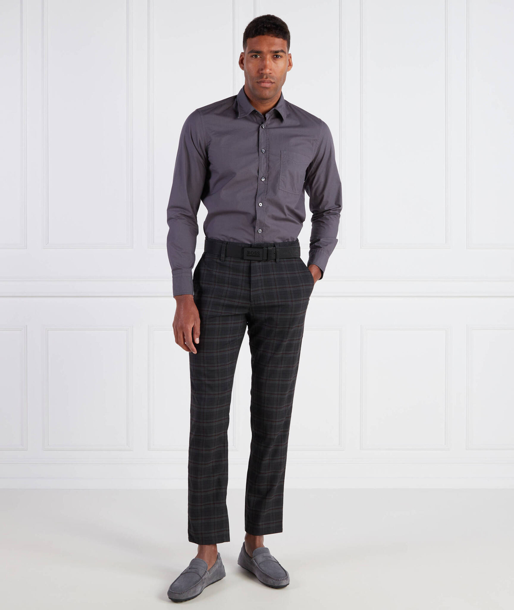 Брюки BOSS ORANGE - пепельный(50495293)